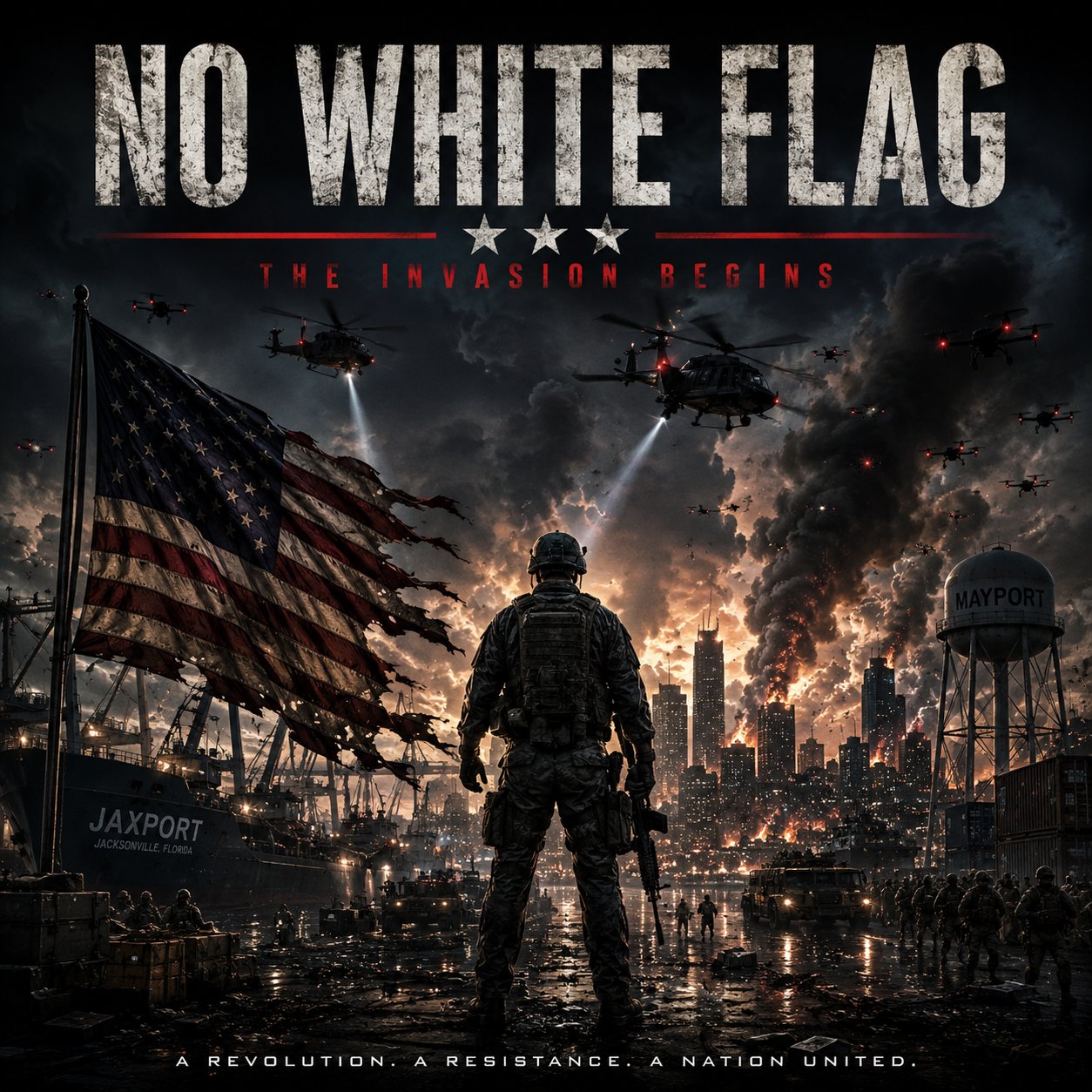 No White Flag single cover
